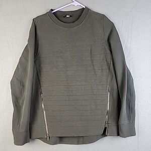 Lululemon Athletica Full Zip Sweatshirt‎ Size 6 Black Cropped Athleisure